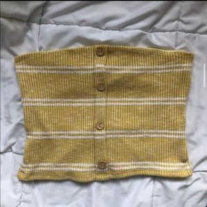 yellow tube top